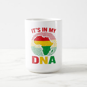 Afrikanischer Fingerabdruck Schwarze Geschichte Kaffeetasse
