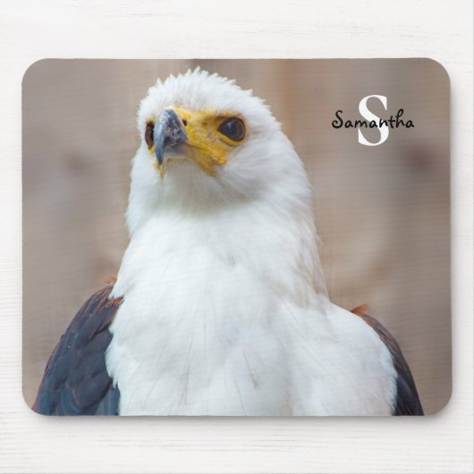 Afrikanischer Fischadler Mousepad (Vorne)