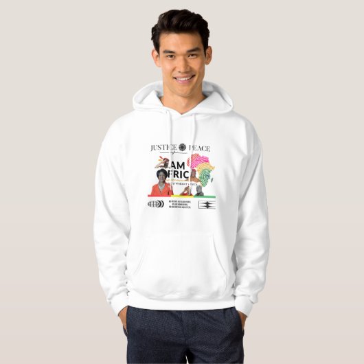 afrikanischer Führer Hoodie (Vorne ganz)