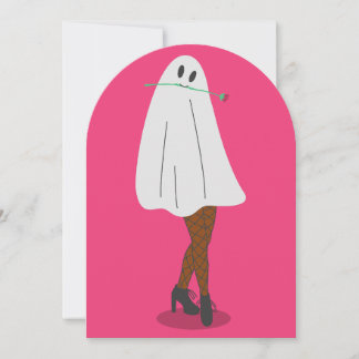 Afrikanischer Geist-Halloween-Strumpf Einladung