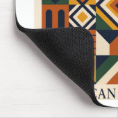 Afrikanischer Geometrie-Mauspad Mousepad (Ecke)