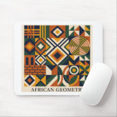 Afrikanischer Geometrie-Mauspad Mousepad (Mit Mouse)