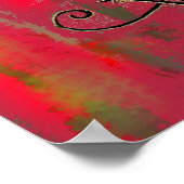 Afrikanischer Gesang für Oshun Poster (Ecke)