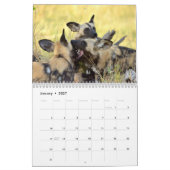 Afrikanischer Gewohnheits-Kalender der Kalender (Jan 2027)