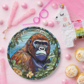 Afrikanischer Gorilla Geburtstag Pappteller (Party)
