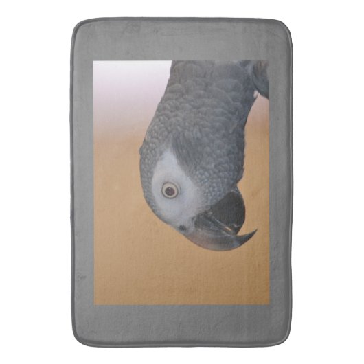 Afrikanischer Grau Badematte (Vorderseite Vertikal)