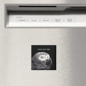 Afrikanischer Grau Magnet (In Situ (Geschirrspüler))