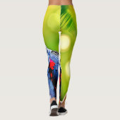 Afrikanischer Grau-Papagei Leggings (Rückseite)