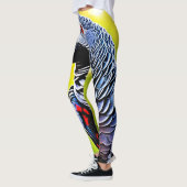 Afrikanischer Grau-Papagei Leggings (Links)