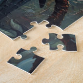 Afrikanischer Grau Puzzle (Seite)