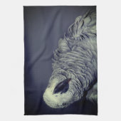Afrikanischer Grauer Papagei Niedlich Bird Geschirrtuch (Vertikal)