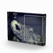Afrikanischer Grauer Papagei Personalisiert hinzuf Fotoblock (Rechts)