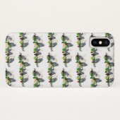 Afrikanischer grauer Parrot Party iPhone X Fall Case-Mate iPhone Hülle (Rückseite (Horizontal))