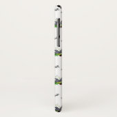 Afrikanischer grauer Parrot Party iPhone X Fall Case-Mate iPhone Hülle (Hinten/Links)
