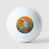 Afrikanischer Graupapagei Golfball (Vorderseite)