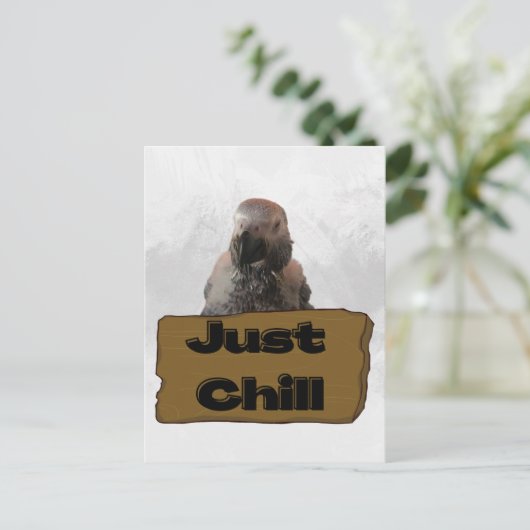 Afrikanischer Graupapagei, Postcross Postcard Postkarte (Stehend Vorderseite)