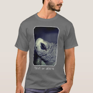 Afrikanischer Graupapagei Süßer Vogel Personalisie T-Shirt