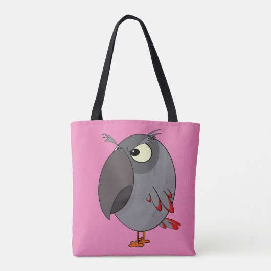 Afrikanischer Graupapagei Tasche (Rückseite)