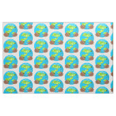 afrikanischer Happy Earth Day Stoff (Fat Quarter (45,7 x 55,9 cm))