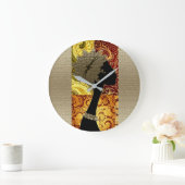 Afrikanischer Herbst Große Wanduhr (Zuhause)
