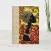 Afrikanischer Herbst Karte (Vorderseite)