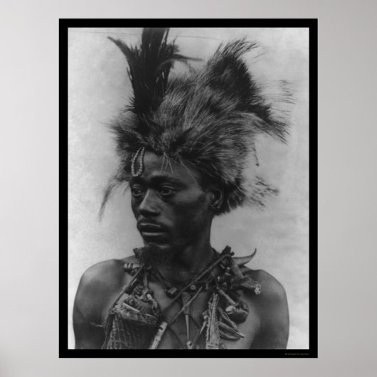 Afrikanischer Hexendoktor 1920 Poster (Vorne)