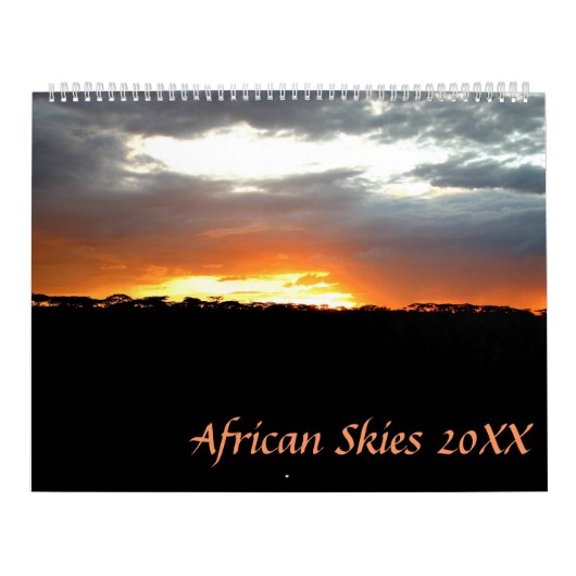 Afrikanischer Himmel Kalender (Titelbild)