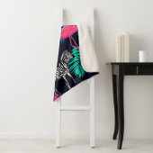 afrikanischer Hintergrund, Giraffe, Leopard, Anseh Sherpadecke (Beispiel)