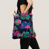 afrikanischer Hintergrund, Giraffe, Leopard, Anseh Tasche (Von Nahem)