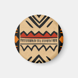 Afrikanischer Hintergrund in warmen Farben Magnet