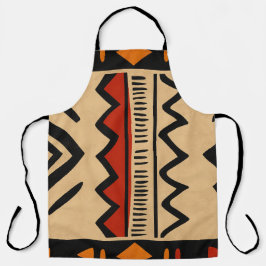 Afrikanischer Hintergrund in warmen Farben Schürze