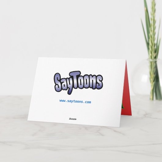 Afrikanischer Hipster Santa Feiertagskarte (Rückseite)