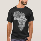 Afrikanischer Identitätsafrikanischer amerikanisch T-Shirt (Vorderseite)