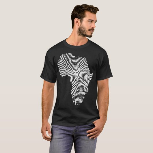 Afrikanischer Identitätsafrikanischer amerikanisch T-Shirt (Vorne ganz)