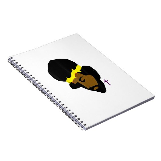 Afrikanischer Jesus Black Jesus Art Notizblock (Rechte Seite)