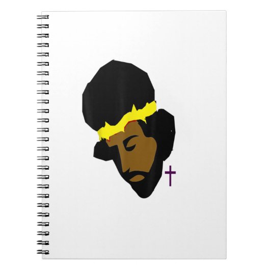 Afrikanischer Jesus Black Jesus Art Notizblock (Vorderseite)
