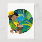 Afrikanischer Junge Postkarte (Vorderseite)