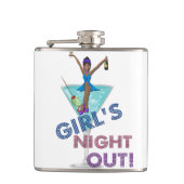 Afrikanischer Junggeselinnen-Abschied Flachmann (Vorderseite)