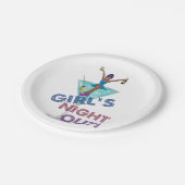 Afrikanischer Junggeselinnen-Abschied Pappteller (Schrägansicht)