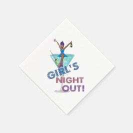 Afrikanischer Junggeselinnen-Abschied Serviette