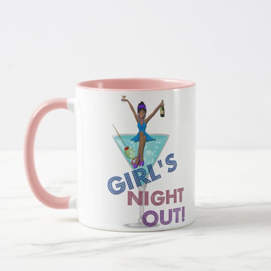 Afrikanischer Junggeselinnen-Abschied Tasse (Links)