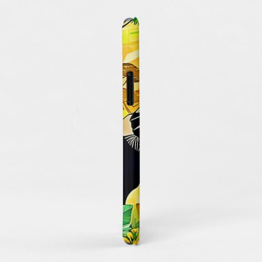 Afrikanischer Jungle Elephant Art Design Case-Mate iPhone Hülle (Hinten/Rechts)