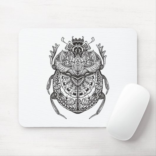 Afrikanischer Käfer Zendoodle Mousepad (Mit Mouse)