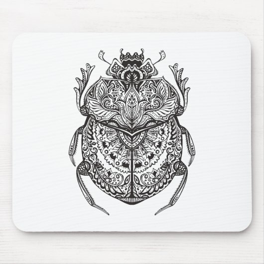 Afrikanischer Käfer Zendoodle Mousepad (Vorne)