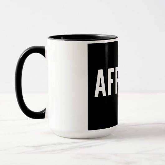 Afrikanischer Kaffee / Teecup Tasse (Links)