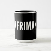 Afrikanischer Kaffee / Teecup Tasse (Zentrum)
