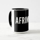 Afrikanischer Kaffee / Teecup Tasse (Vorderseite Links)