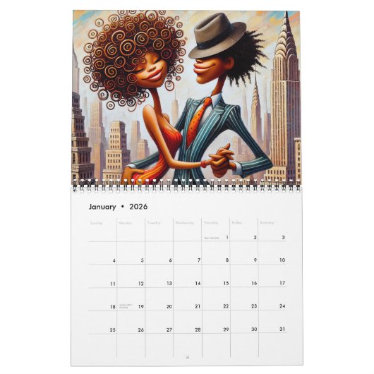 Afrikanischer Kalender 2025 (Jan 2026)