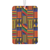 Afrikanischer Kente-Stoff Autolufterfrischer (Rückseite)