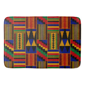Afrikanischer Kente-Stoff Badematte